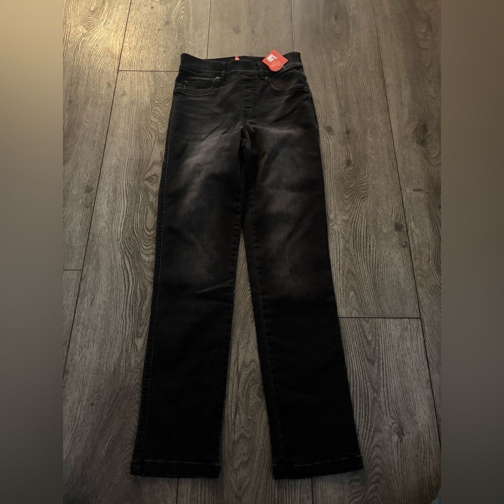 SPANX Women's Black Straight Leg Jeans vintage black